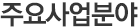 주요사업분야 